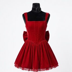 💋Dolls-Kill Velvet corset Dress💋